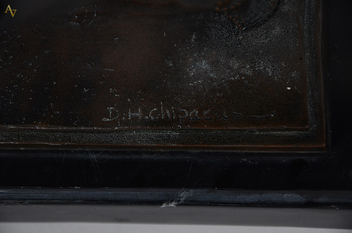 Réplica de escultura de bronze de Chiparus, representando dançarina... - foto 4 de 4