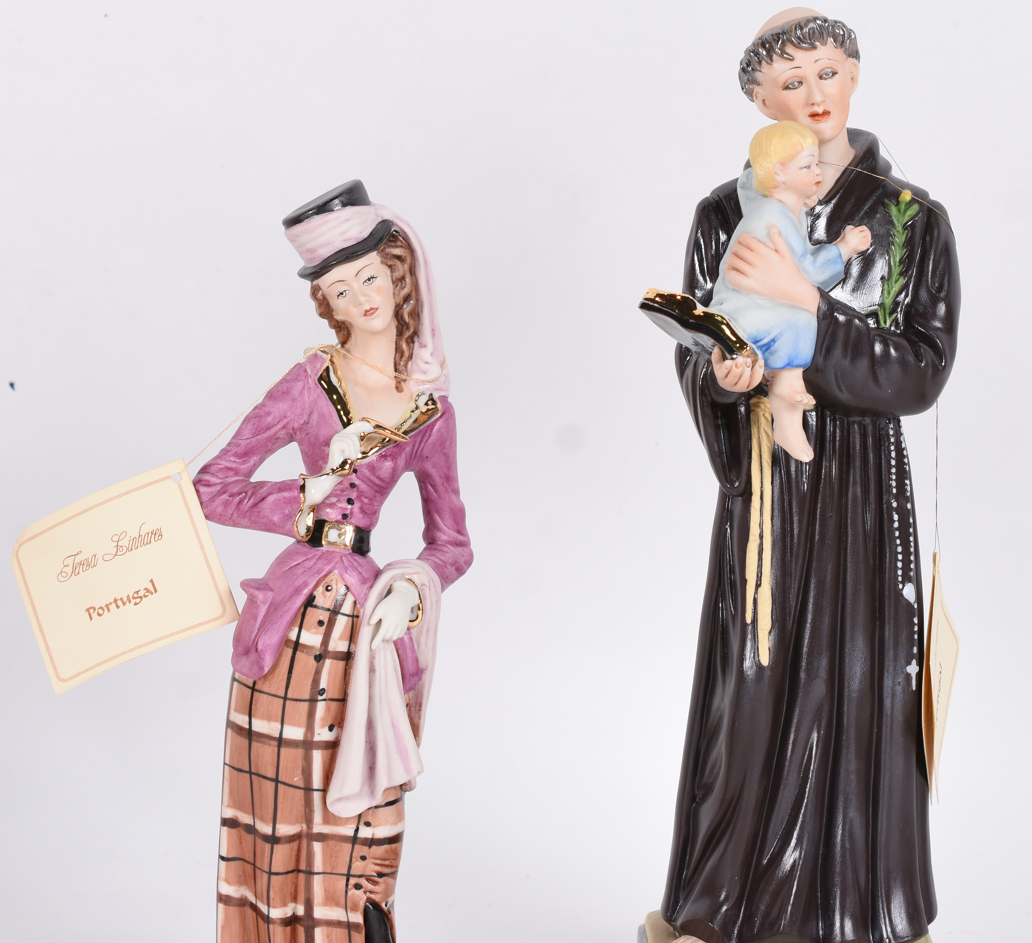 TERESA LINHARES - Santo Antonio e Dama com chapéu (duas peças)... - foto 4 de 4