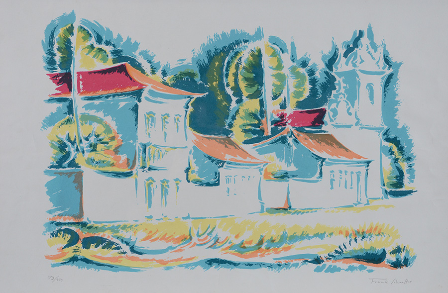 FRANK SCHAEFFER - Sem título - serigrafia 79/100 - 48 x 74 - foto 2 de 4