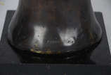 Estatueta de bronze representando Escrava Anast... - Estatueta de bronze representando Escrava Anastácia. Altura 31 cm.
