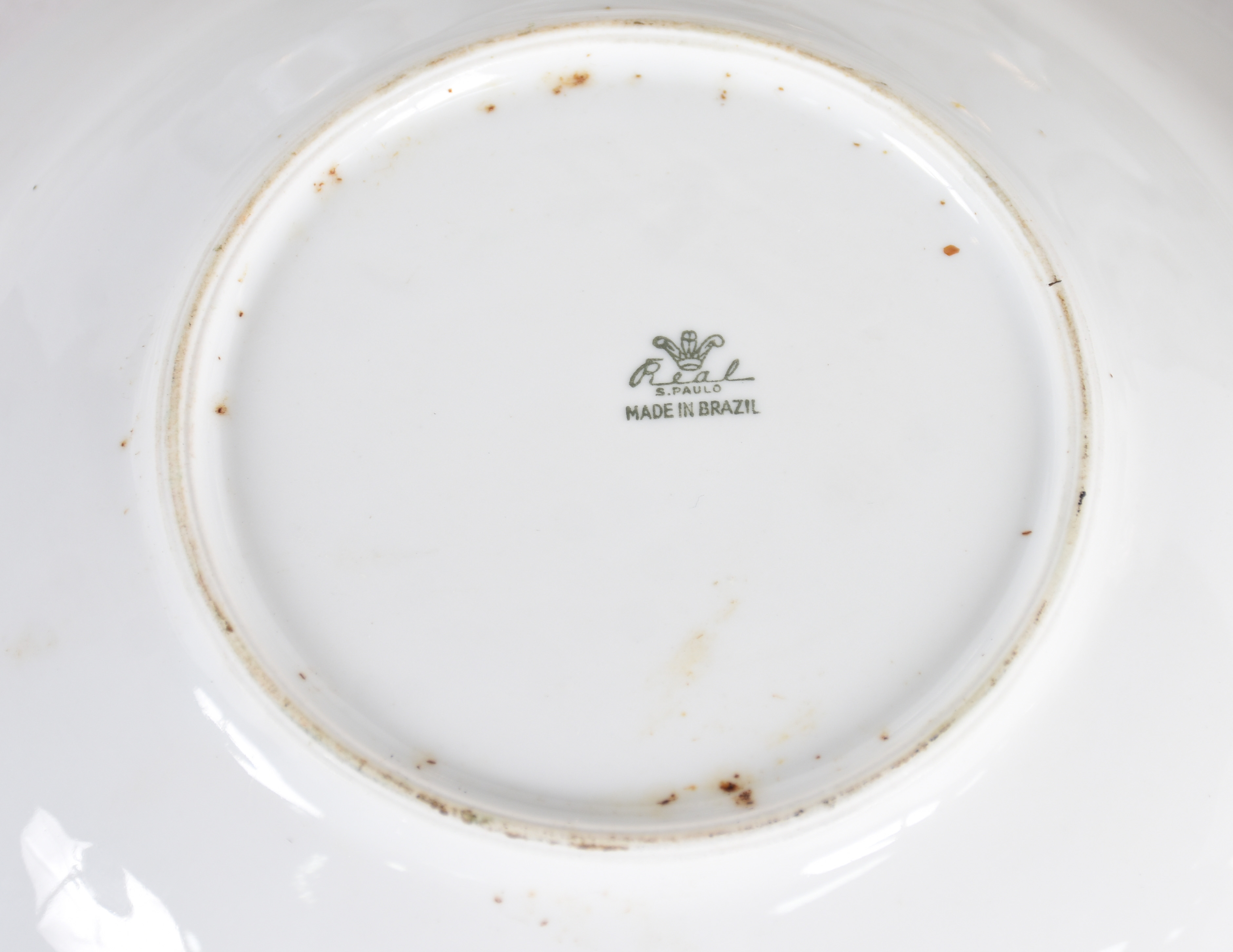 Aparelho de jantar de porcelana Real, decorada com pavões em... - foto 4 de 4