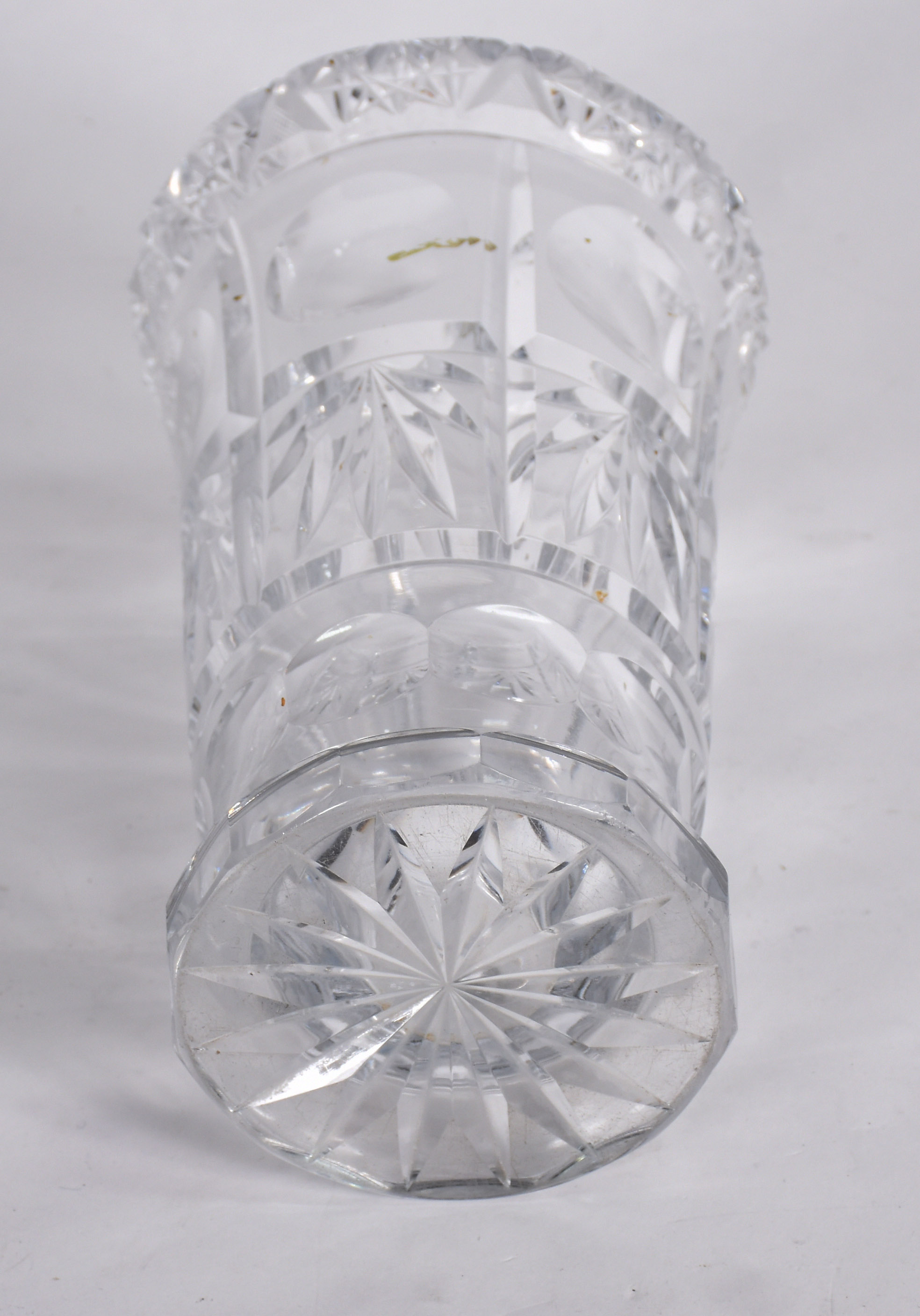 Vaso de cristal lapidado - foto 3 de 3