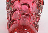 Vaso de murano italiano rubi, década de 60. - Vaso de murano italiano rubi, década de 60.