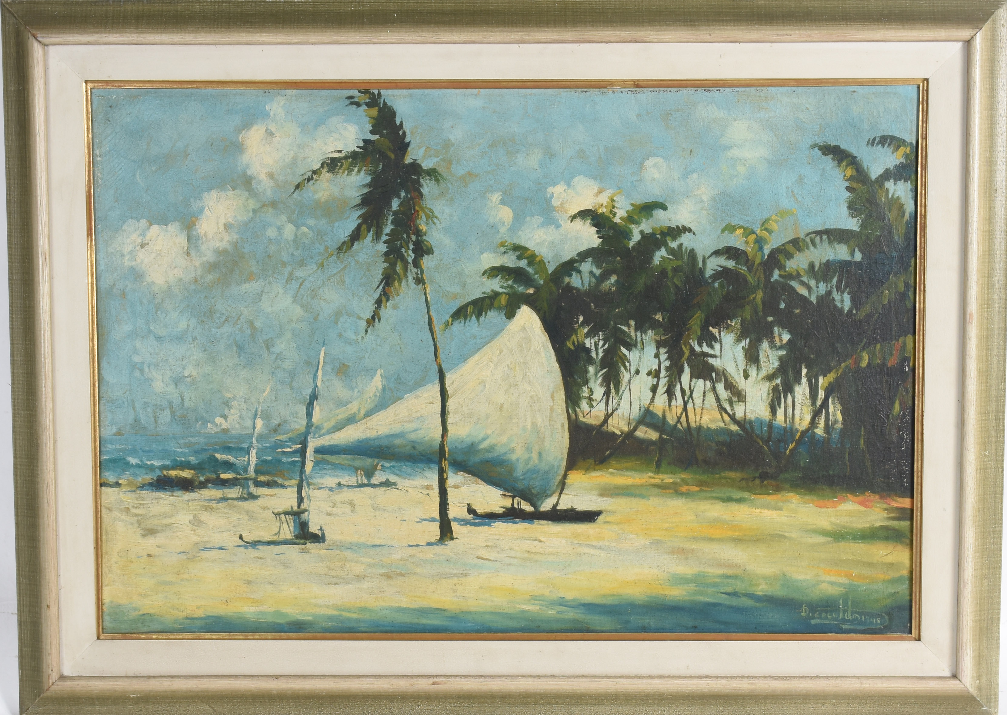 Francisco Coculilo (1893-1971), Jangada na praia - foto 1 de 3