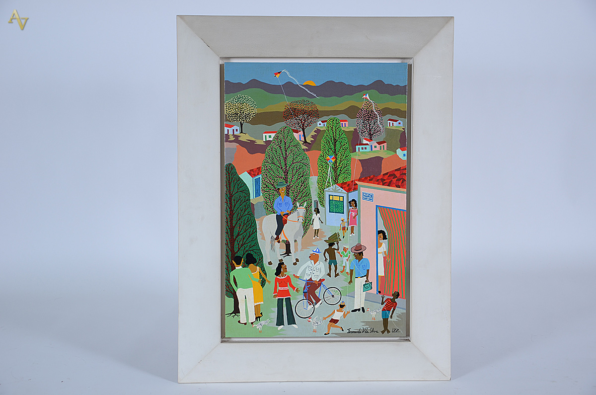 FERNANDO VIEIRA DA SILVA - Soltando pipa - ose - 56 x 37,5