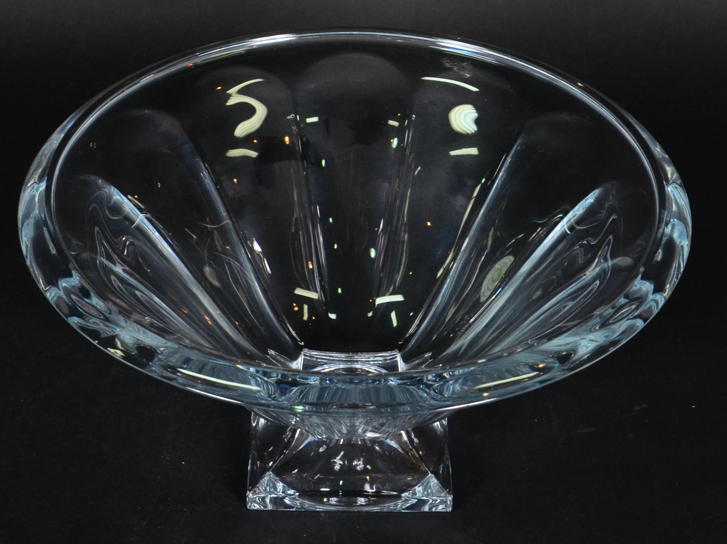 Grande fruteira de cristal facetado. - foto 3 de 3