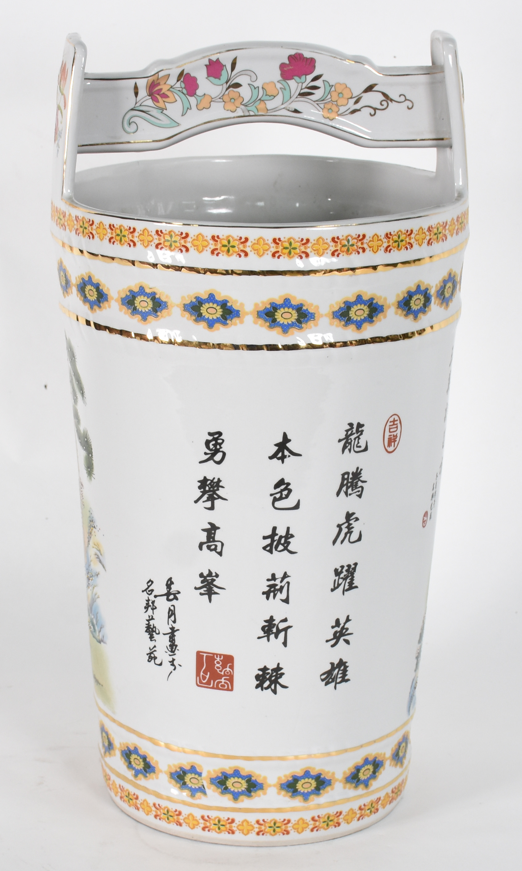 Bengaleiro de porcelana oriental. - foto 3 de 5