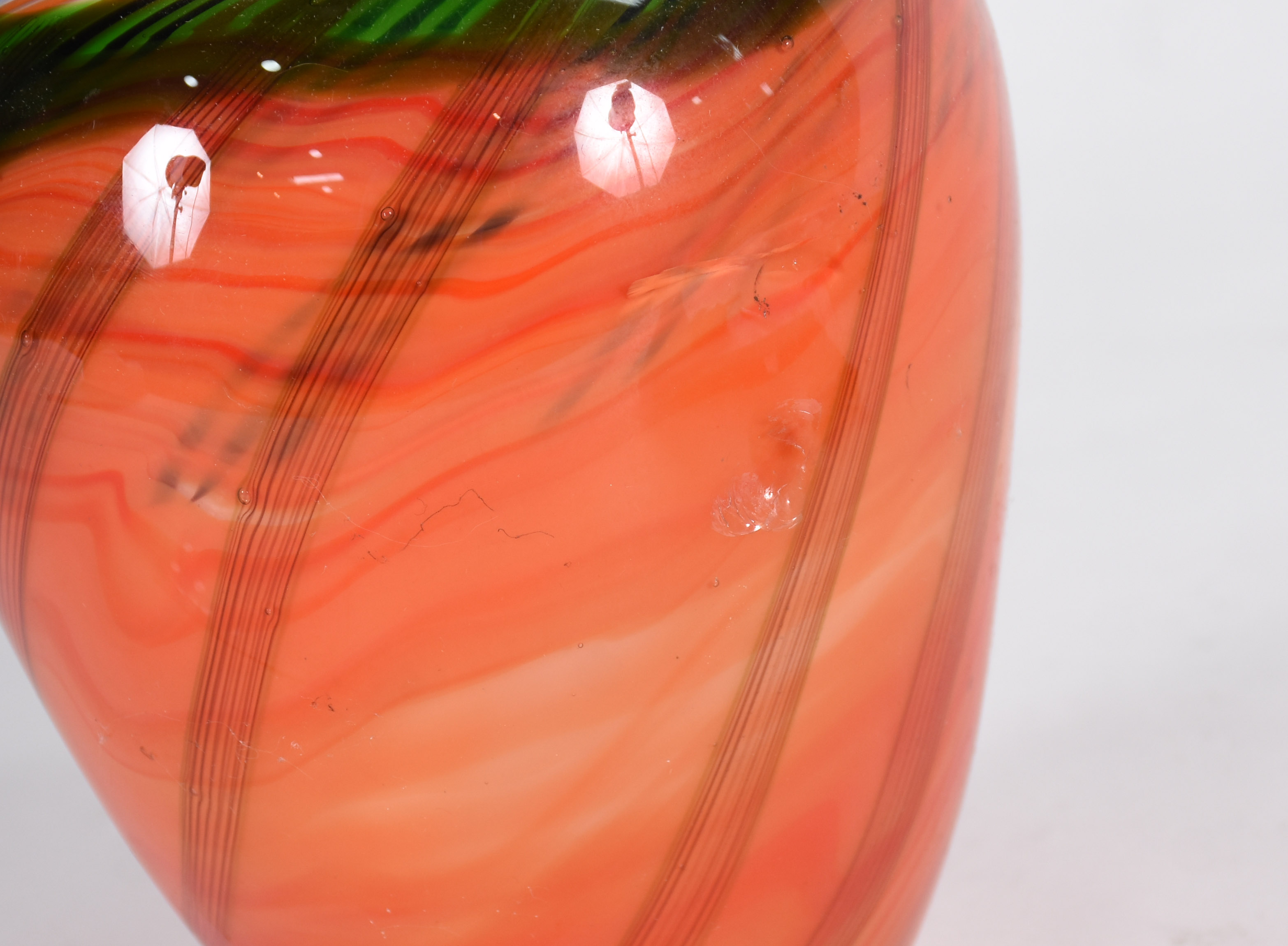 Vaso de murano colorido (pequeno defeito) - foto 4 de 4