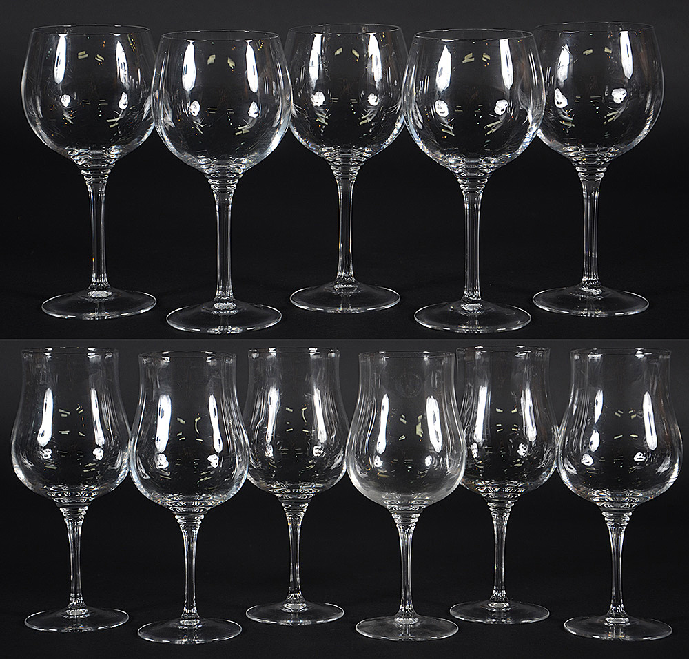 Onze cálices para vinho feitio balloon.