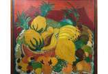Ivan Morais (1936-2003), Frutas tropicais - Óleo s/ tela, ass. dat. 1965 inf. dir. <br>