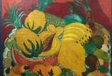 Ivan Morais (1936-2003), Frutas tropicais - Óleo s/ tela, ass. dat. 1965 inf. dir. <br>