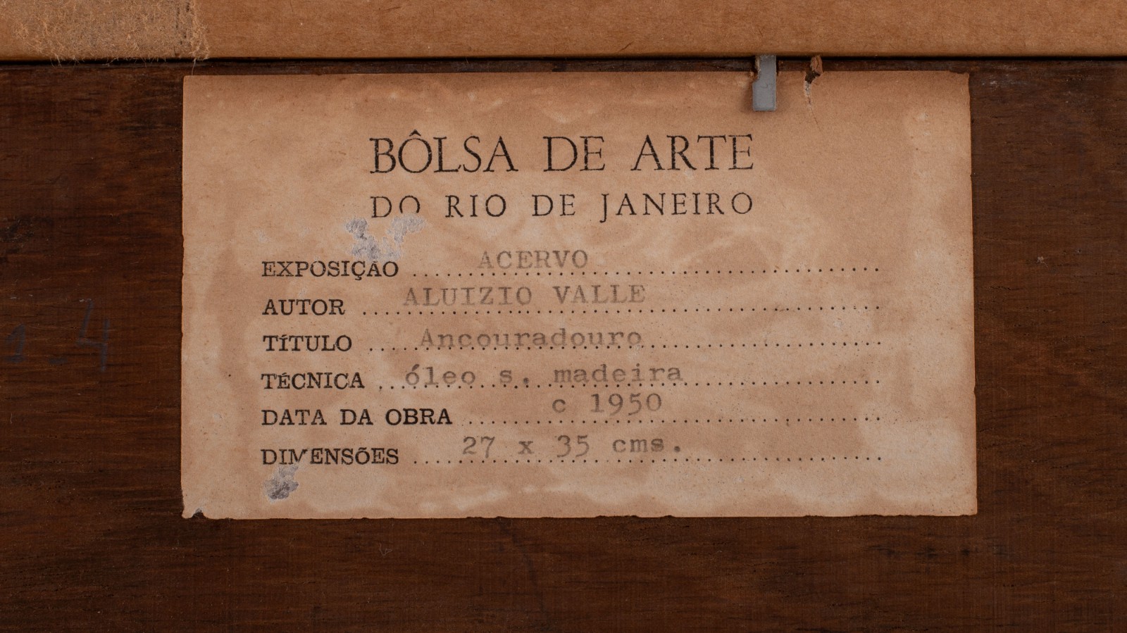 Aluízio do Valle (1906-1988), Encouradoro - foto 3 de 5
