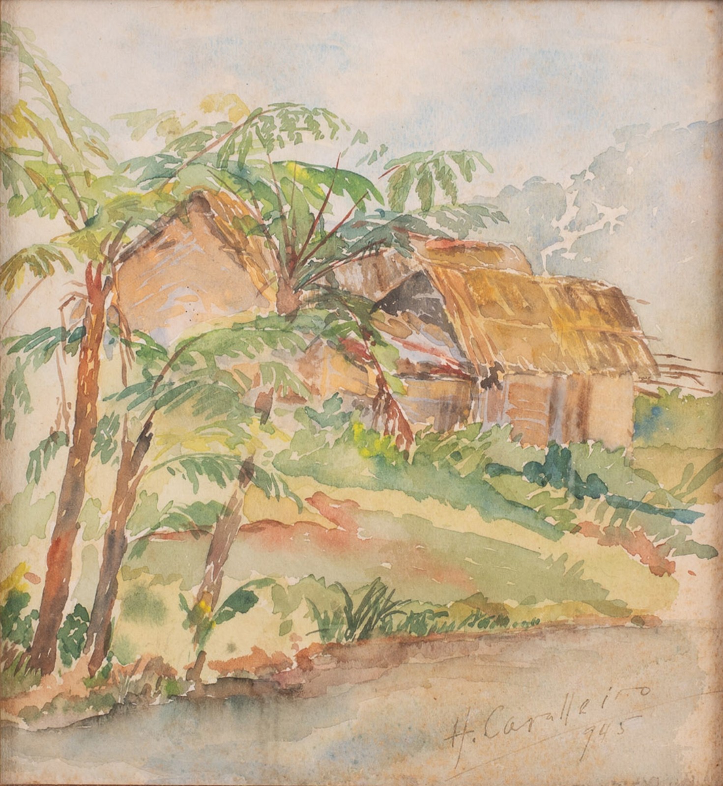 Henrique Cavalleiro (1892-1975), Paisagem rural - foto 1 de 4