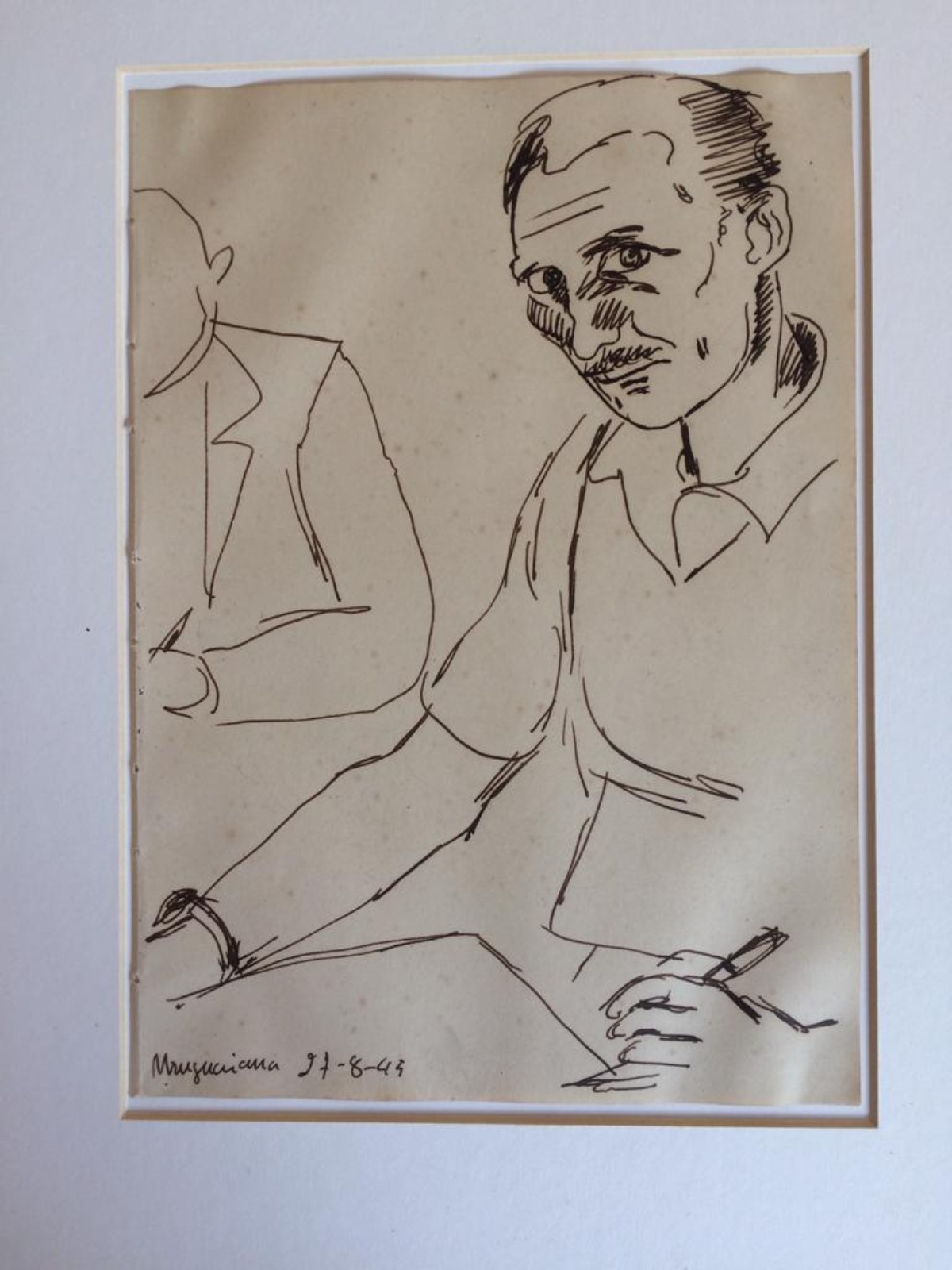 Aldo Bonadei (1906-1974), Autorretrato Desenhando - foto 2 de 5