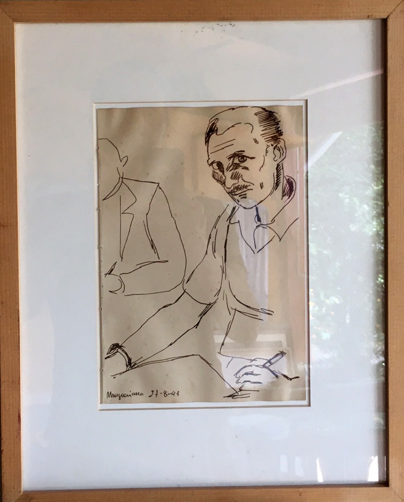 Aldo Bonadei (1906-1974), Autorretrato Desenhando - foto 3 de 5