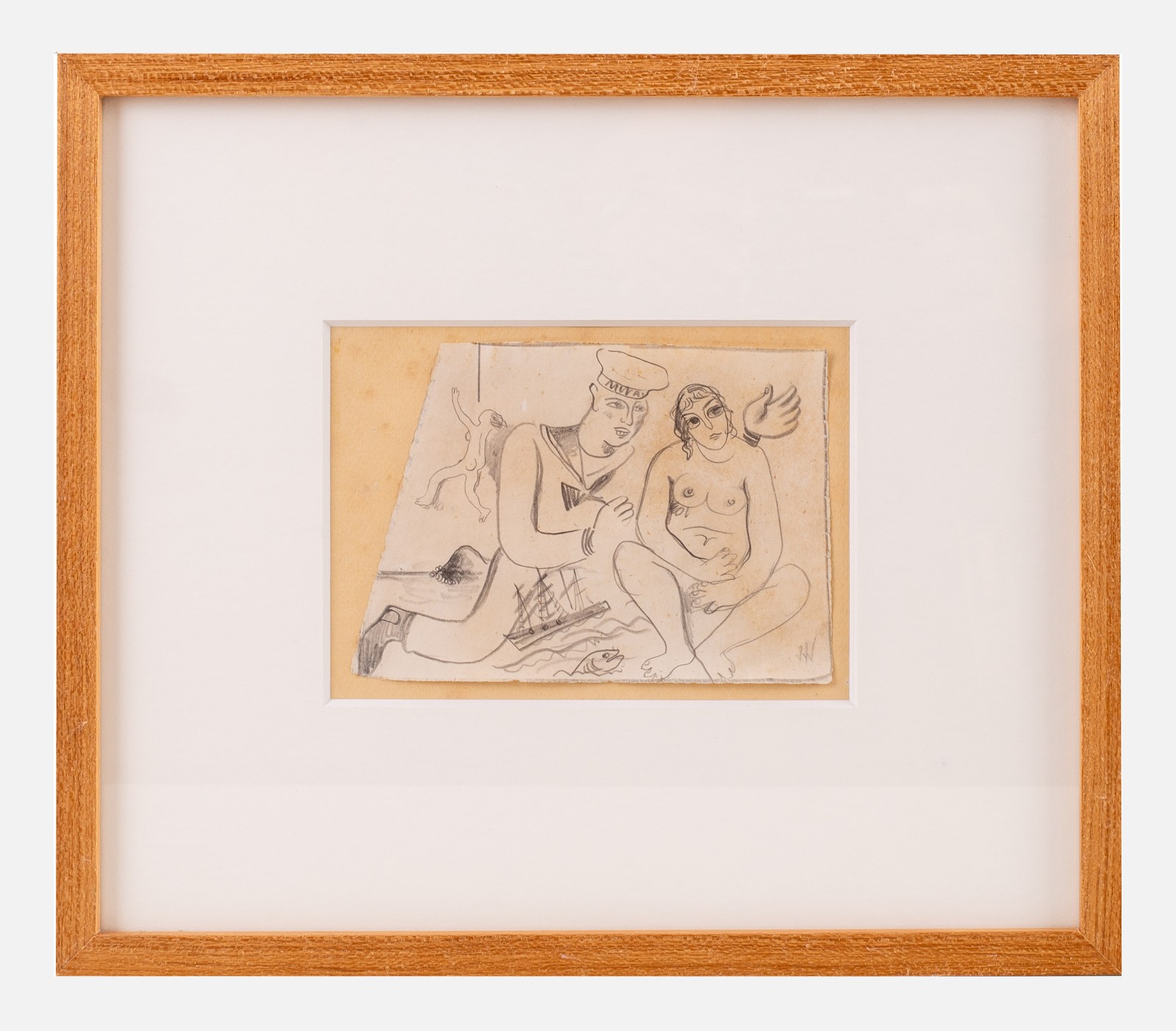 Ismael Nery (1900-1934), Figuras no cais - foto 3 de 4