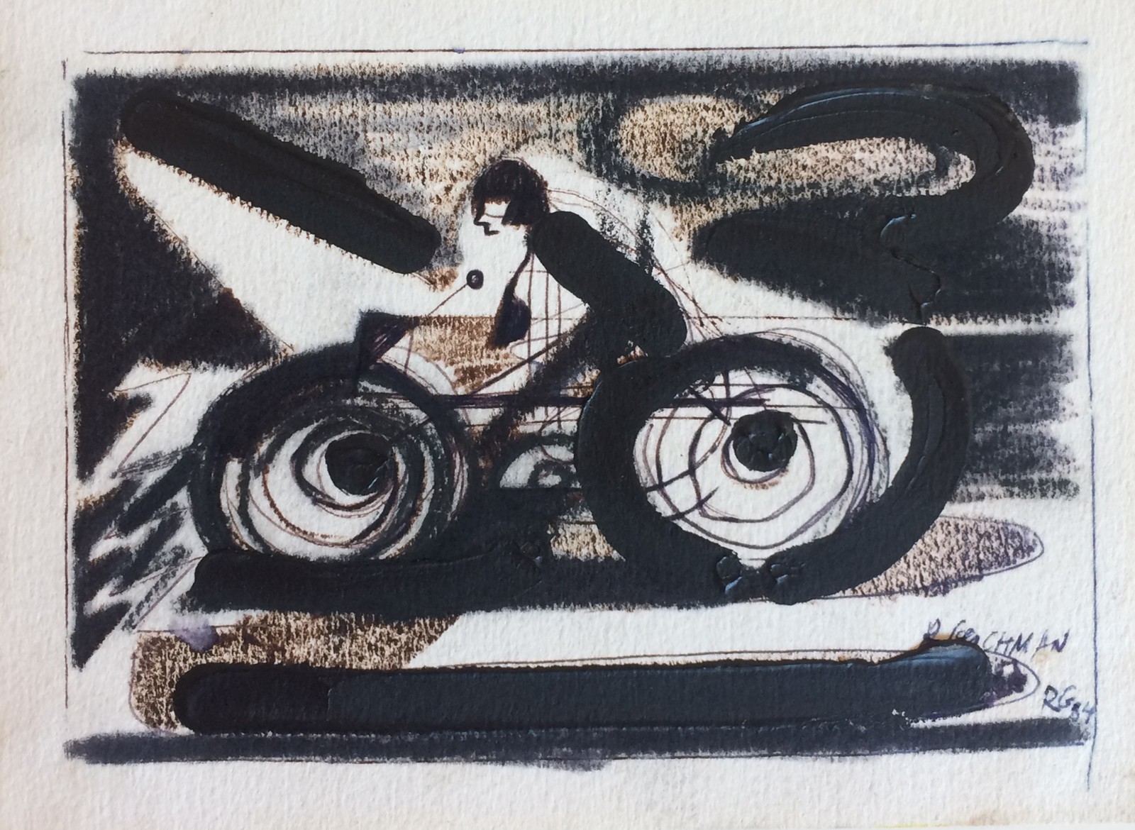  Rubens Gerchman (1942-2008), Motocicleta - foto 1 de 5