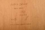 Percy Deane (1921-1993), Mesa Verde - Acrílica s/ tela colada em madeira, ass. dat. 1991 sup. esq. e ass. dat. julho 22/1991, titulado no verso.