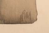 Antonio Dias (1944-2018), Sem Título - Ecoline s/ papel, ass. inf. dir. e dat. 27/9/61 sup. esq. Ex-coleção Luiz Buarque de Hollanda.