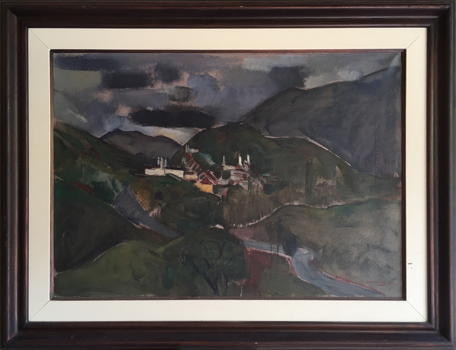 Emeric Marcier (1916-1990), Ouro Preto ao longe - foto 3 de 5
