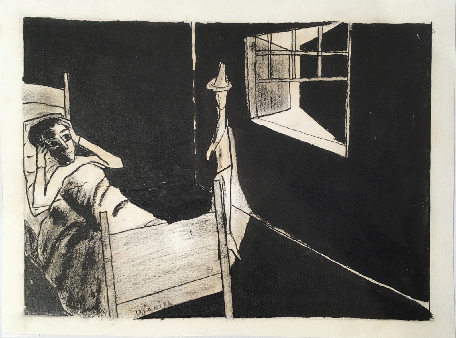 Djanira (1914-1979), Ilustração para O Segredo - foto 1 de 4