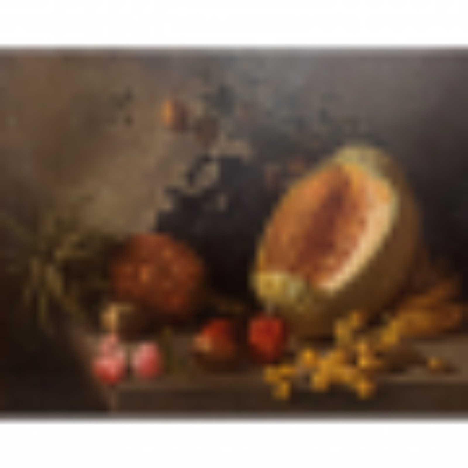 Agostinho José da Motta. Frutas brasileira. Óleo s/ tela, ass. inf... - foto 2 de 2
