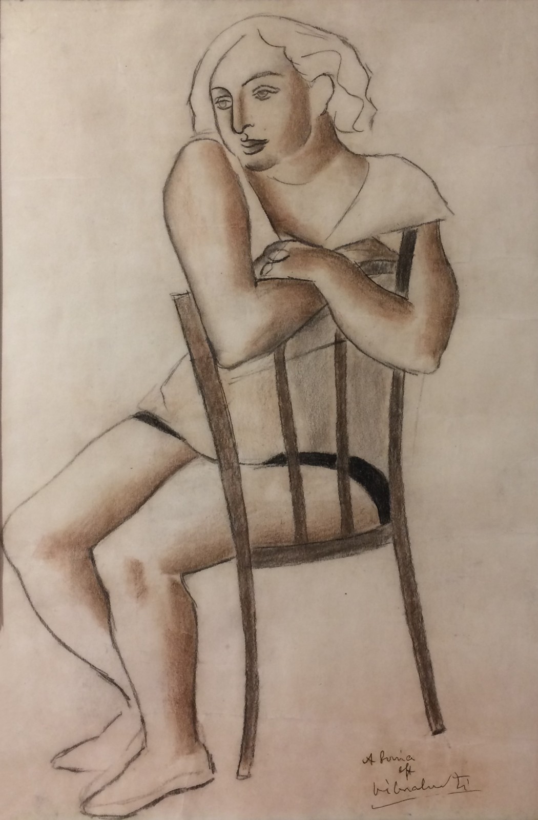 Di Cavalcanti (1897-1976), Mulher sentada - foto 1 de 5