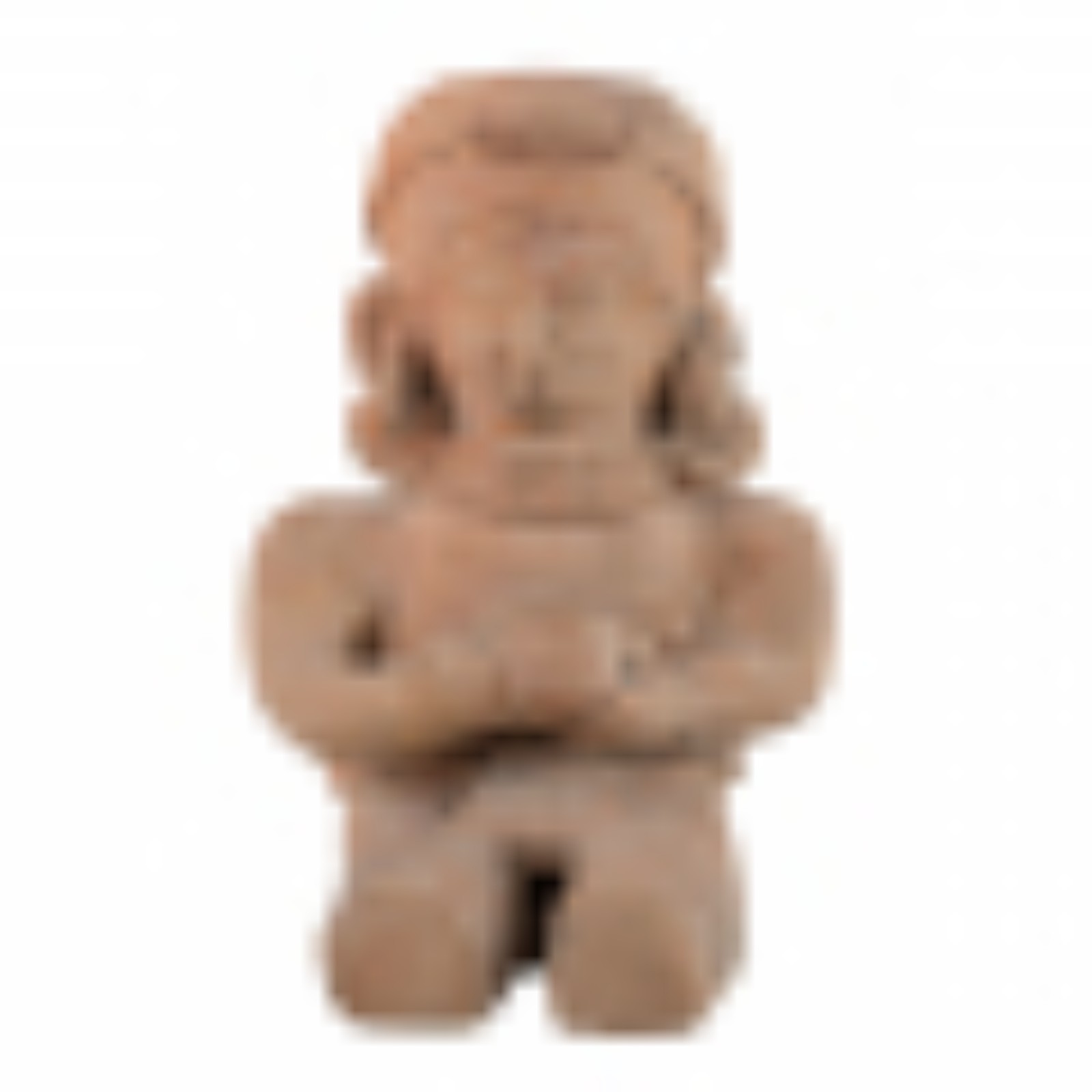 Escultura em cerâmica representando Xamã sentado (Equador, estilo da... - foto 2 de 3