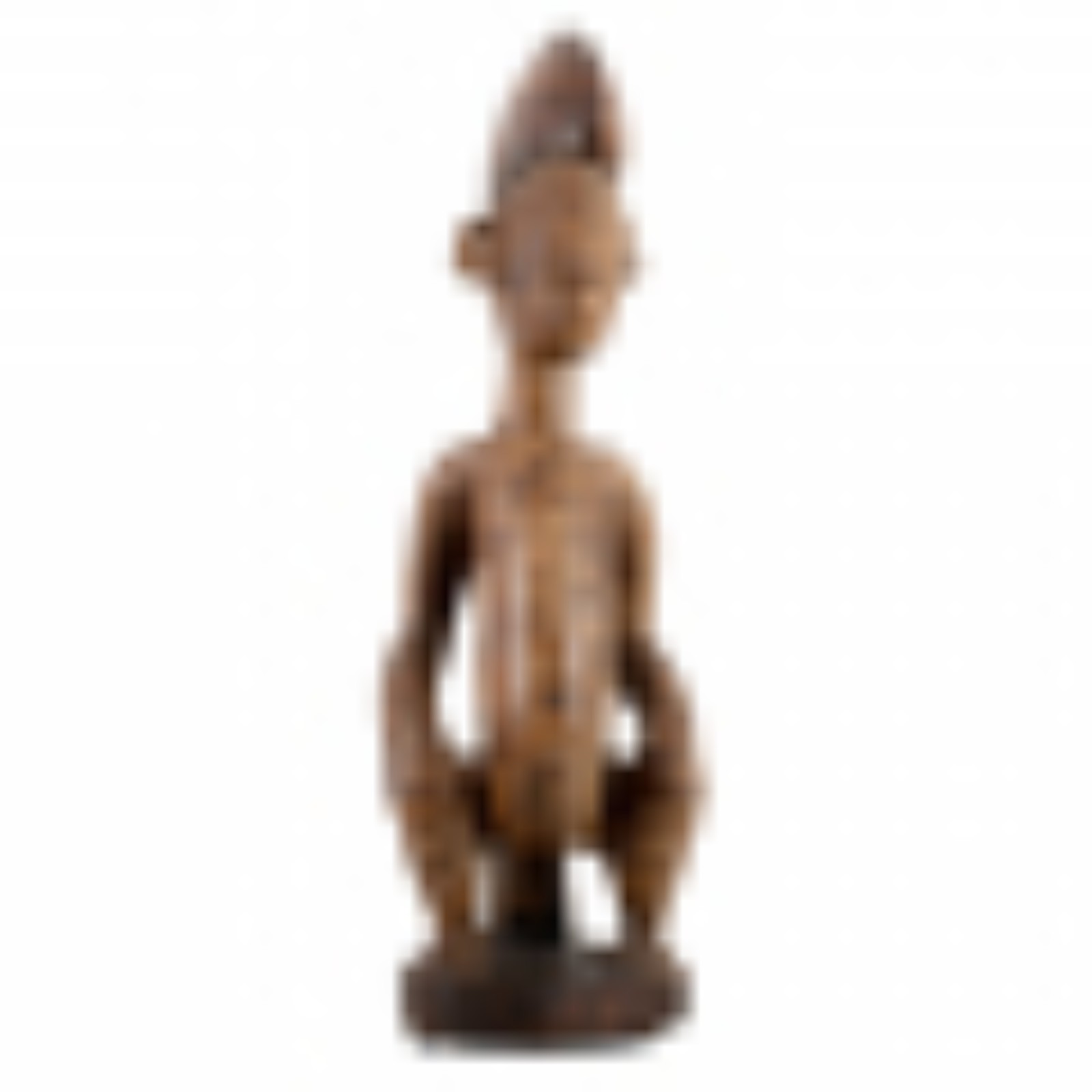 Figura Igbo. Escultura em madeira (Nigéria). 29 x 10 x 10cm - foto 2 de 3
