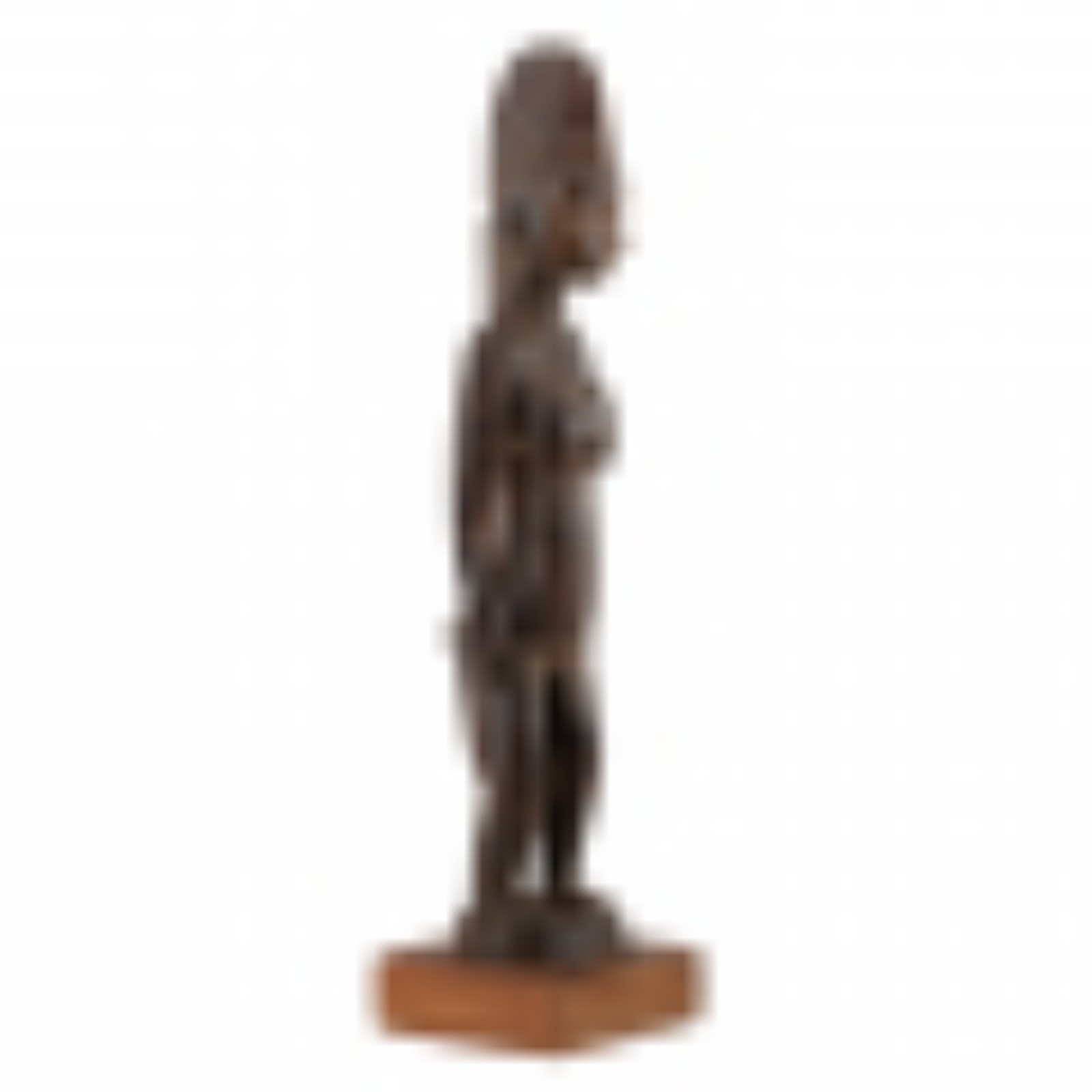 Figura Senufo. Escultura em madeira (Mali). 34 x 7 x 7cm - foto 2 de 3