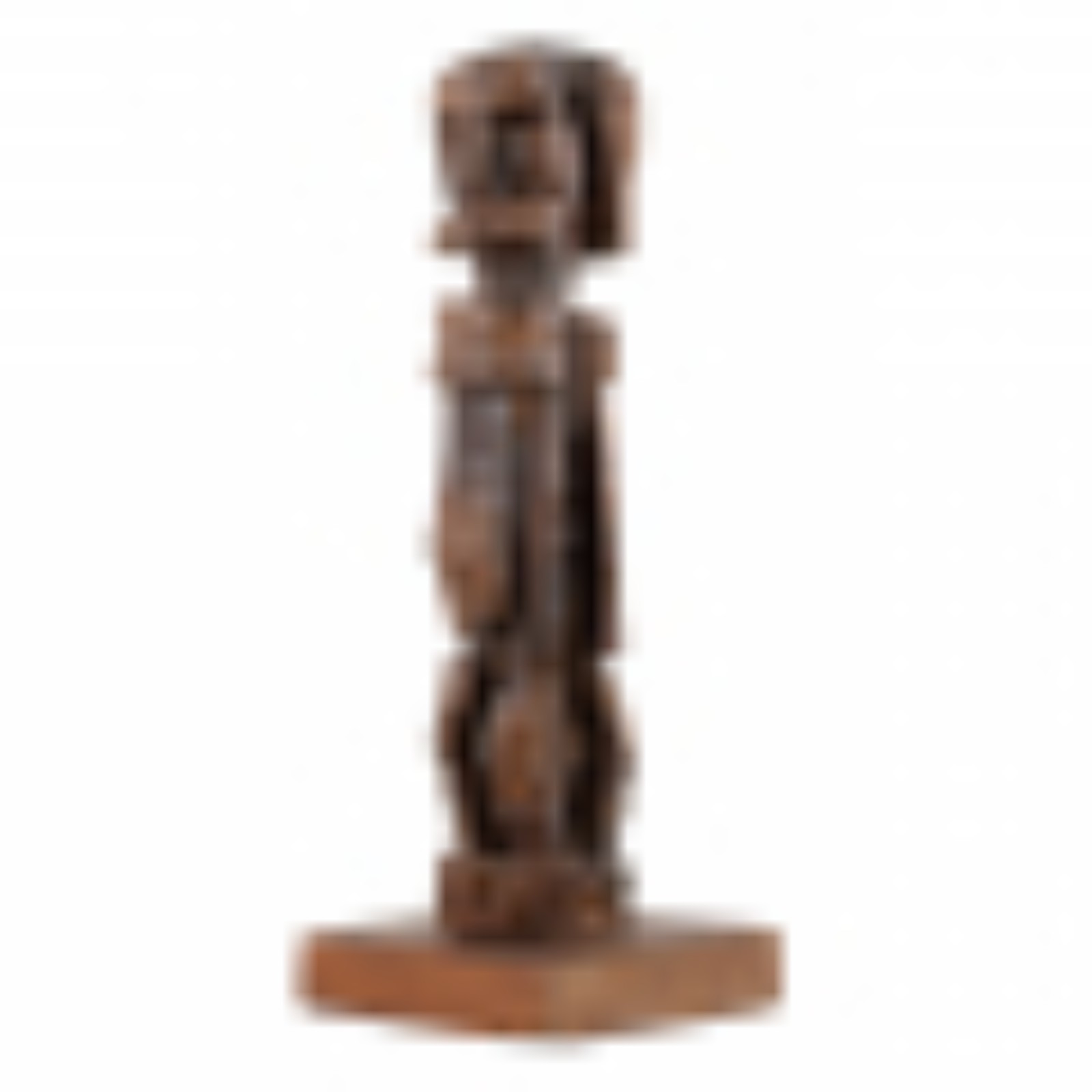 Figura Bamana. Escultura em madeira (Mali). 23 x 6 x 6cm - foto 2 de 3
