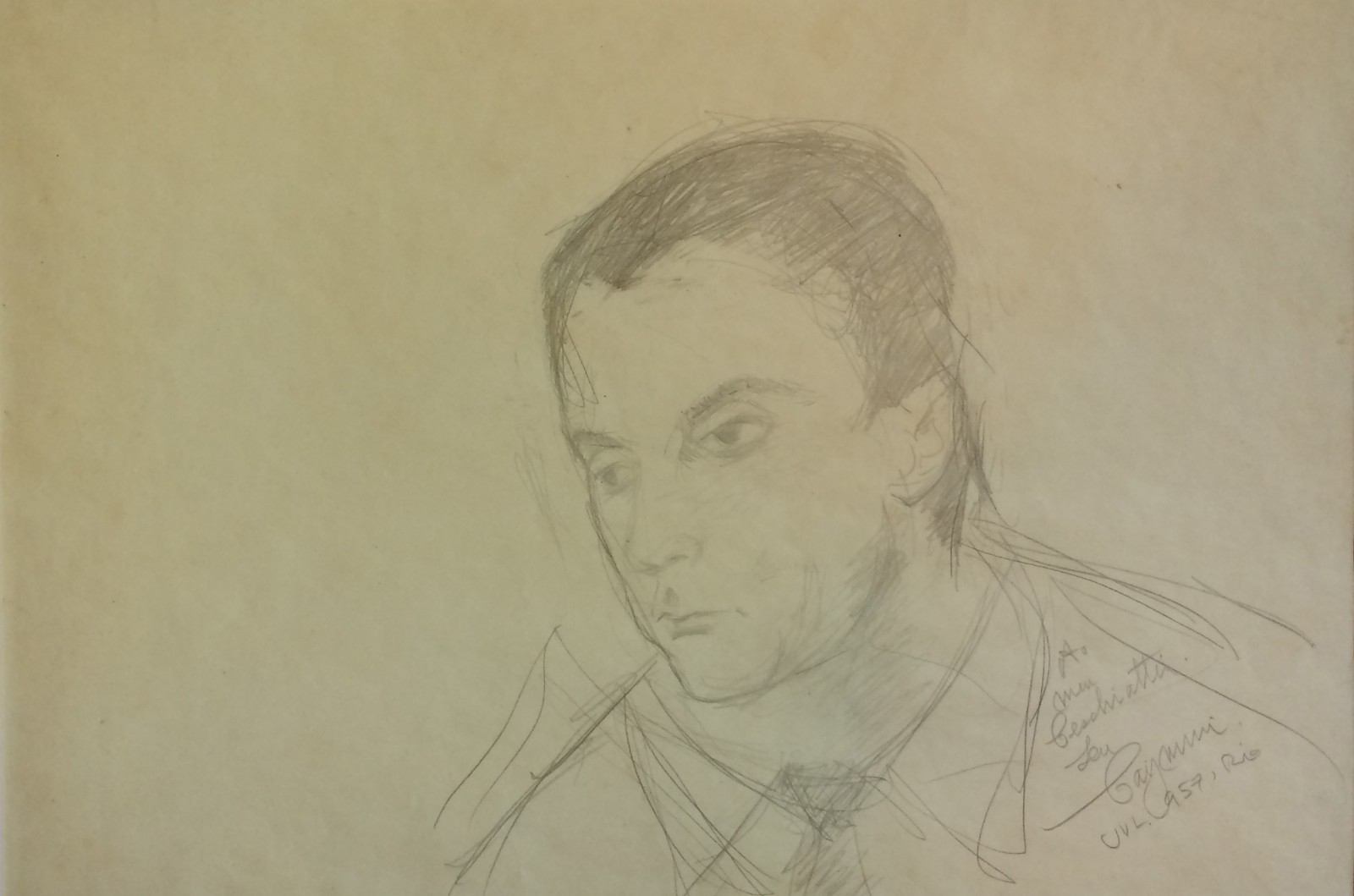 Dorival Caymmi (1914-2008), Retrato de Ceschiatti - foto 1 de 3