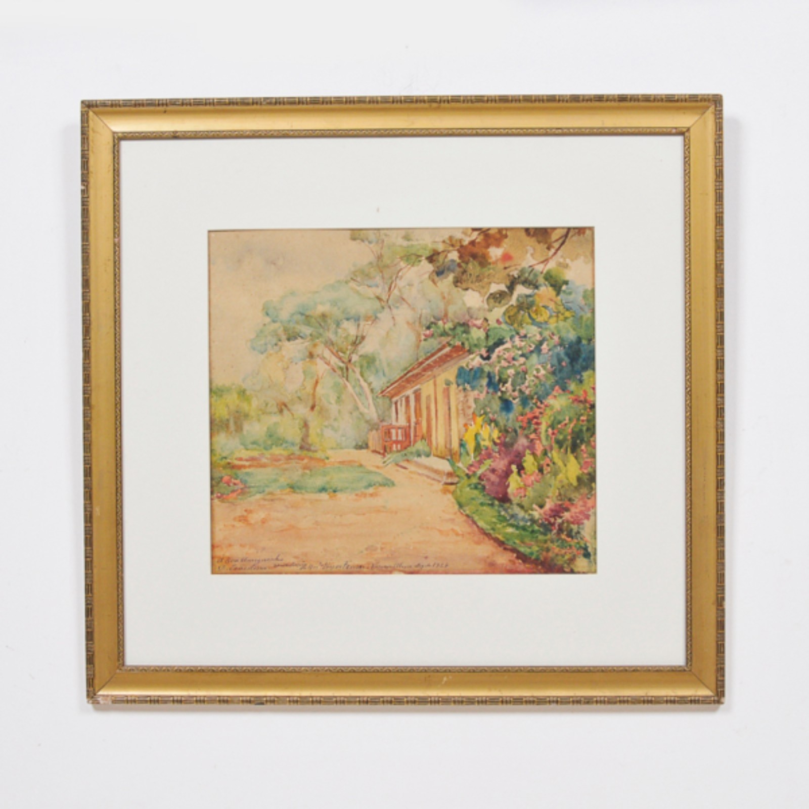 Vargem Alegre. Aquarela s/ papel, ass. dat. dez. 1924 e com... - foto 1 de 2