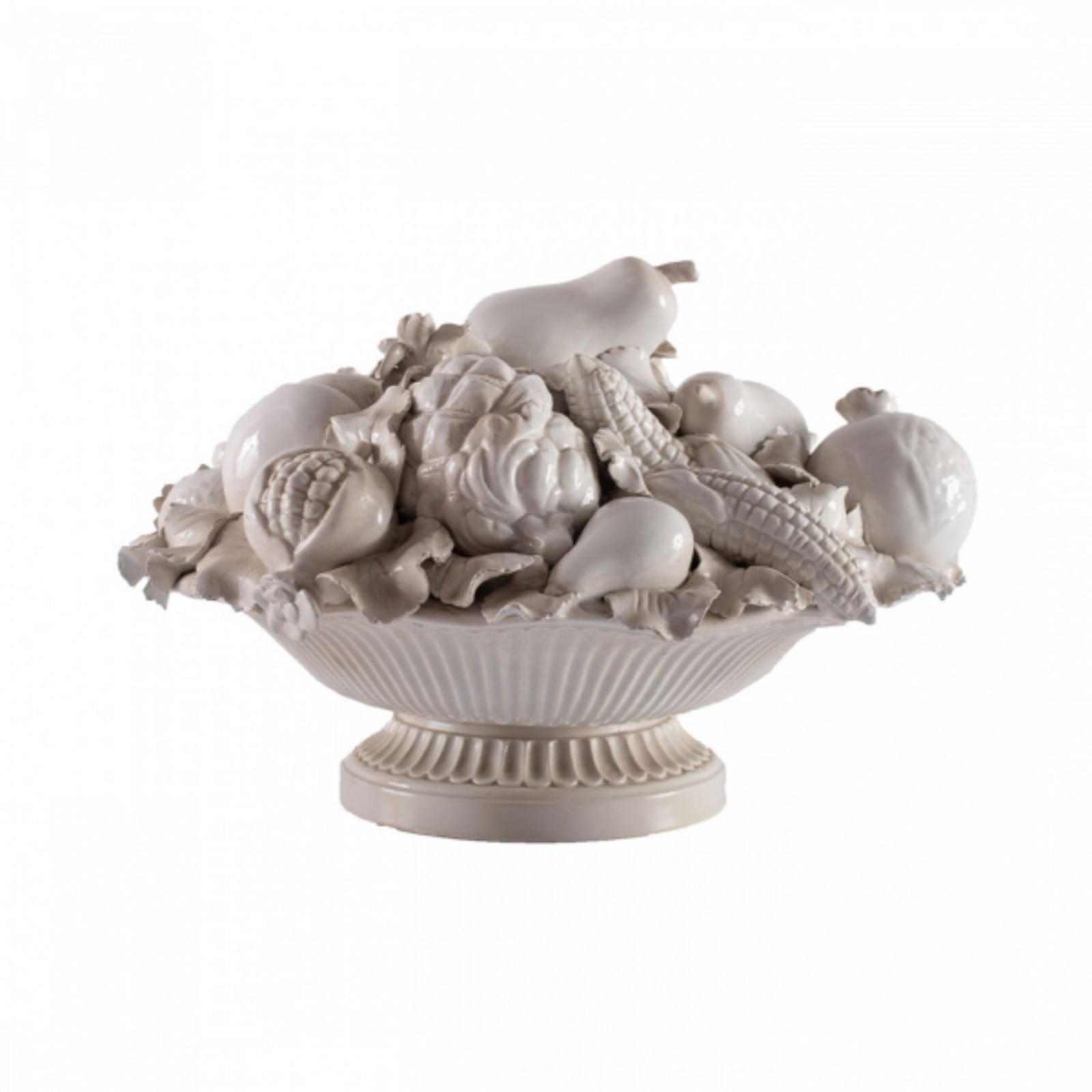 Fruteira em porcelana italiana. sem ass. sit. Italy na base. 23 x 32... - foto 1 de 2