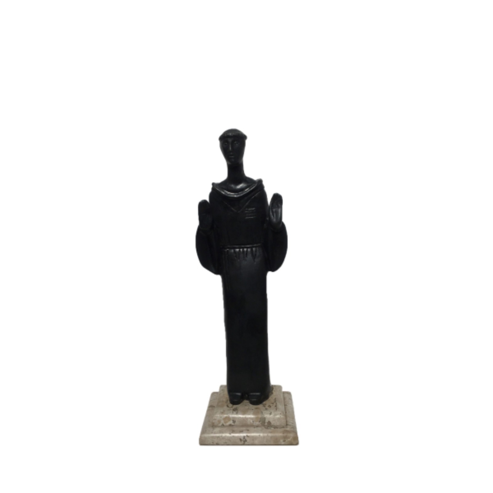 São Francisco. Escultura em bronze, ass. numerado 1327823 na parte... - foto 1 de 2