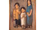 Dario Mecatti (1909-1976),  - Família. óleo s/ tela, ass. inf. esq. 80 x 60cm