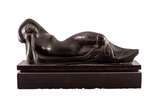 Alfredo Ceschiatti (1918-1989),  - Guanabara. escultura em bronze, ass. no pé, (déc. 1960) med. 17 x 47 x 11 cm
