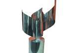 Roberto Moriconi (1932-1993),  - Escultura em chapas de aço, assinada na base. 71 x 36cm diâmetro