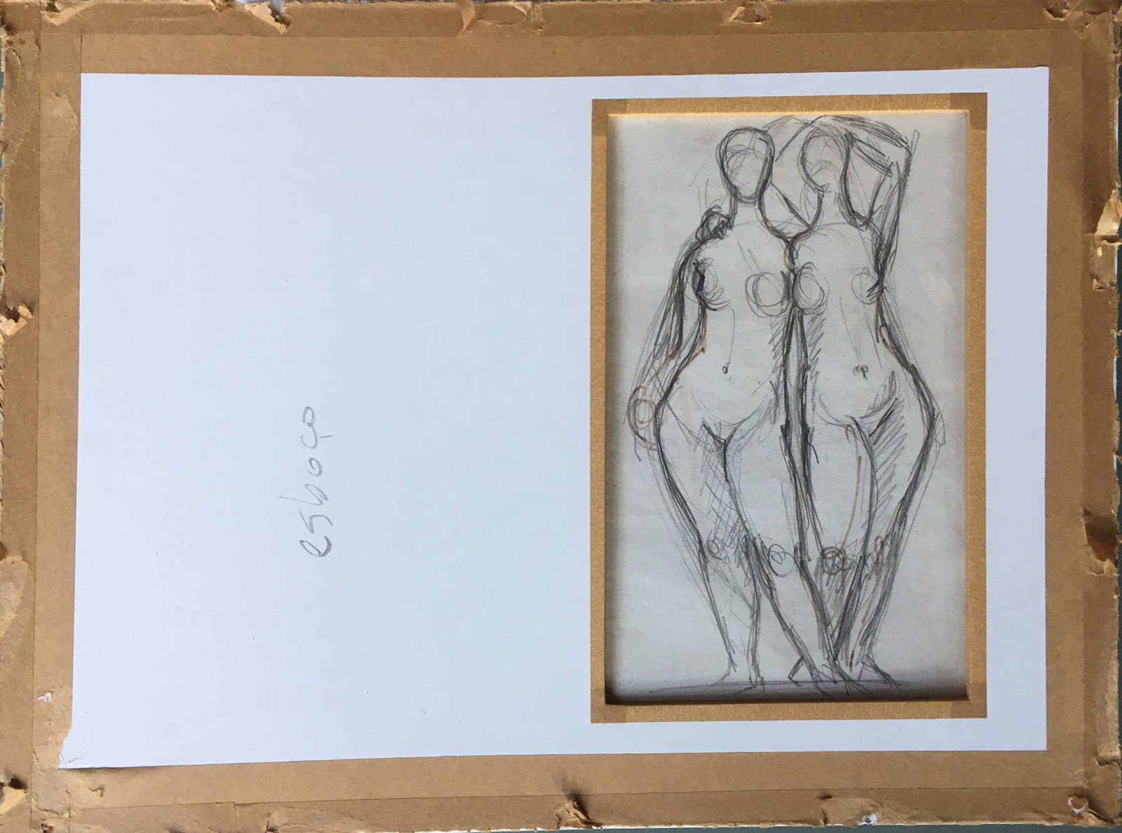 Alfredo Ceschiatti (1918-1989), Estudo para a escultura Duas Irmãs - foto 2 de 4