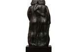 Bruno Giorgi (1905-1993),  - Duas Irmãs. Escultura em bronze, original da década de 1940 para o prédio do MEC. Com base em granito preto de 15 cm. Ex-coleção Leontina Giorgi. 72 x