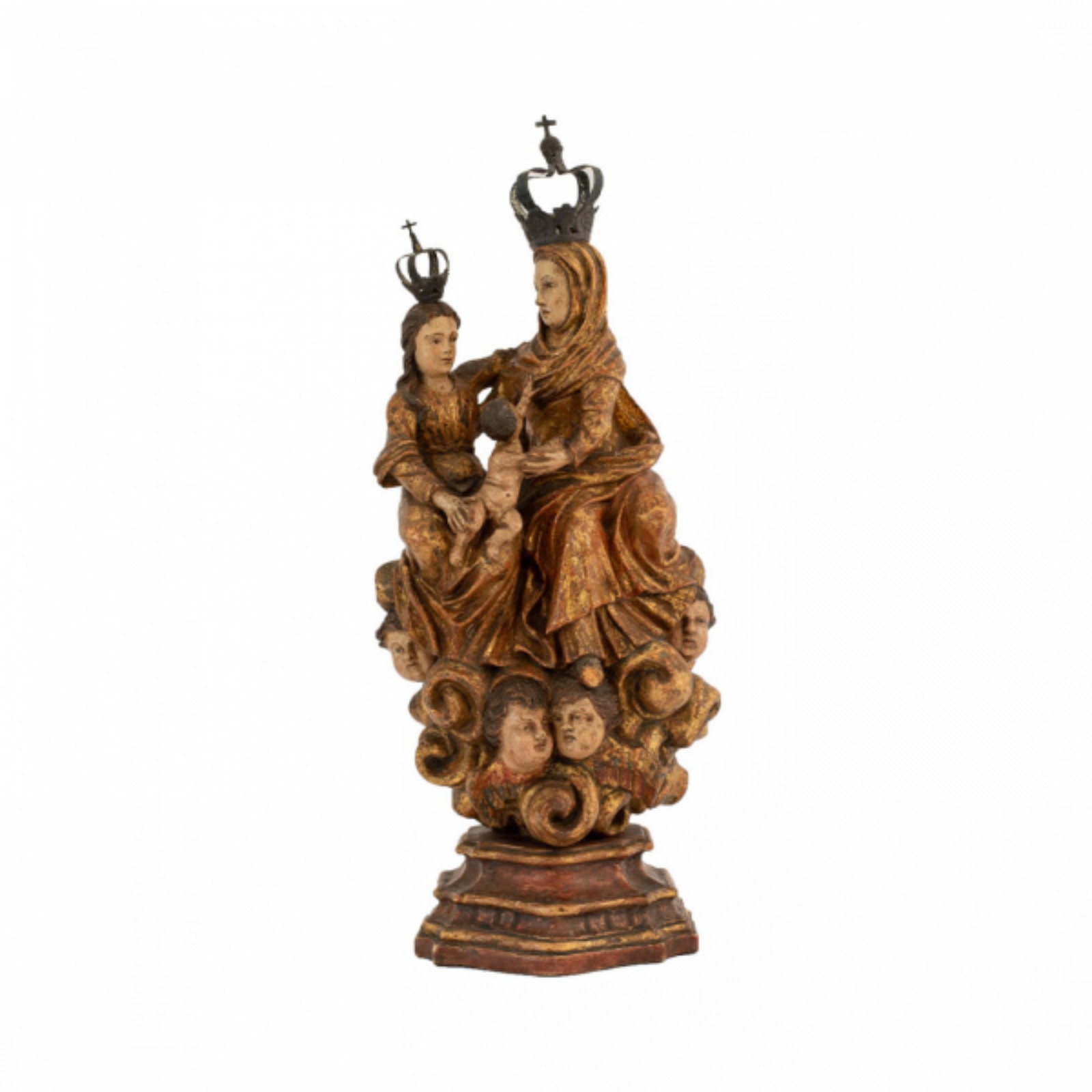 Santas Mães. Minas Gerais, século XVIII. Santas mães. Imagem... - foto 1 de 2