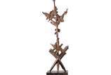 Bruno Giorgi (1905-1993),  - Guerreiro. Escultura em bronze, fundida pelo processo de cera perdida, ass. na base de granito. 76 x 26 x 11cm