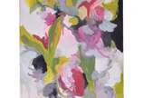 DUDA MORAES,  - . Flores. Óleo s/ tela, ass. dat. 2015 sit. RJ no verso. 52 x 42cm