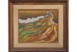 Tobias Marcier (1948-1982),  - Paisagem. Óleo s/ tela, ass. dat. 74 inf. dir. 47 x 55cm