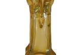 Atribuído a Franz Art Mehlem-Bonn (Alemanha, fi... - Atribuído a Franz Art Mehlem-Bonn (Alemanha, final do séc. XIX). Floreira Art Nouveau. Em faiança, corpo quadrangular com movimentos e vegetação...