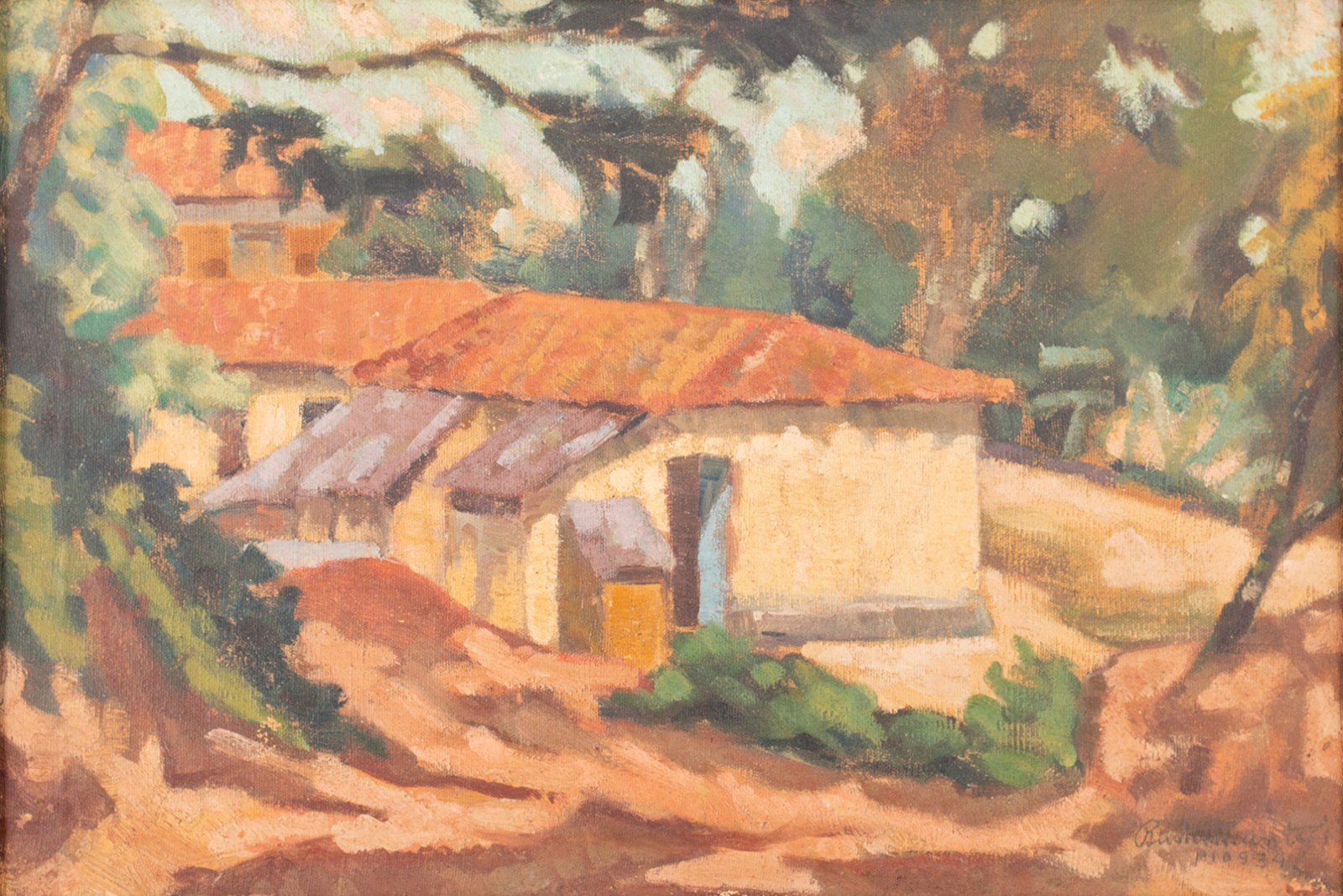 Bustamante Sá (1907-1988), Paisagem com Casas - foto 1 de 4