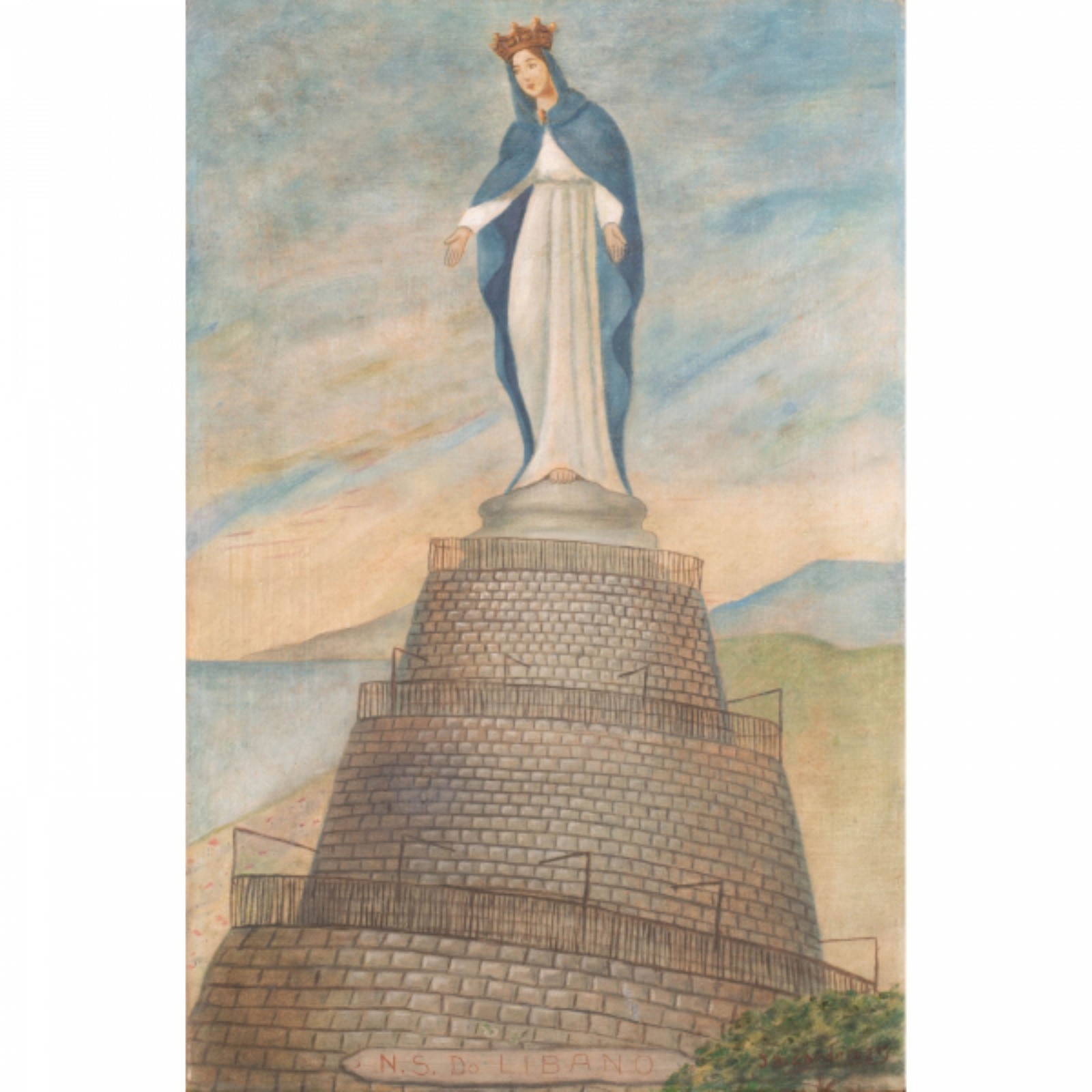 Cardosinho. Nossa Senhora do Líbano. óleo s/ tela, ass. inf. dir. e... - foto 1 de 3