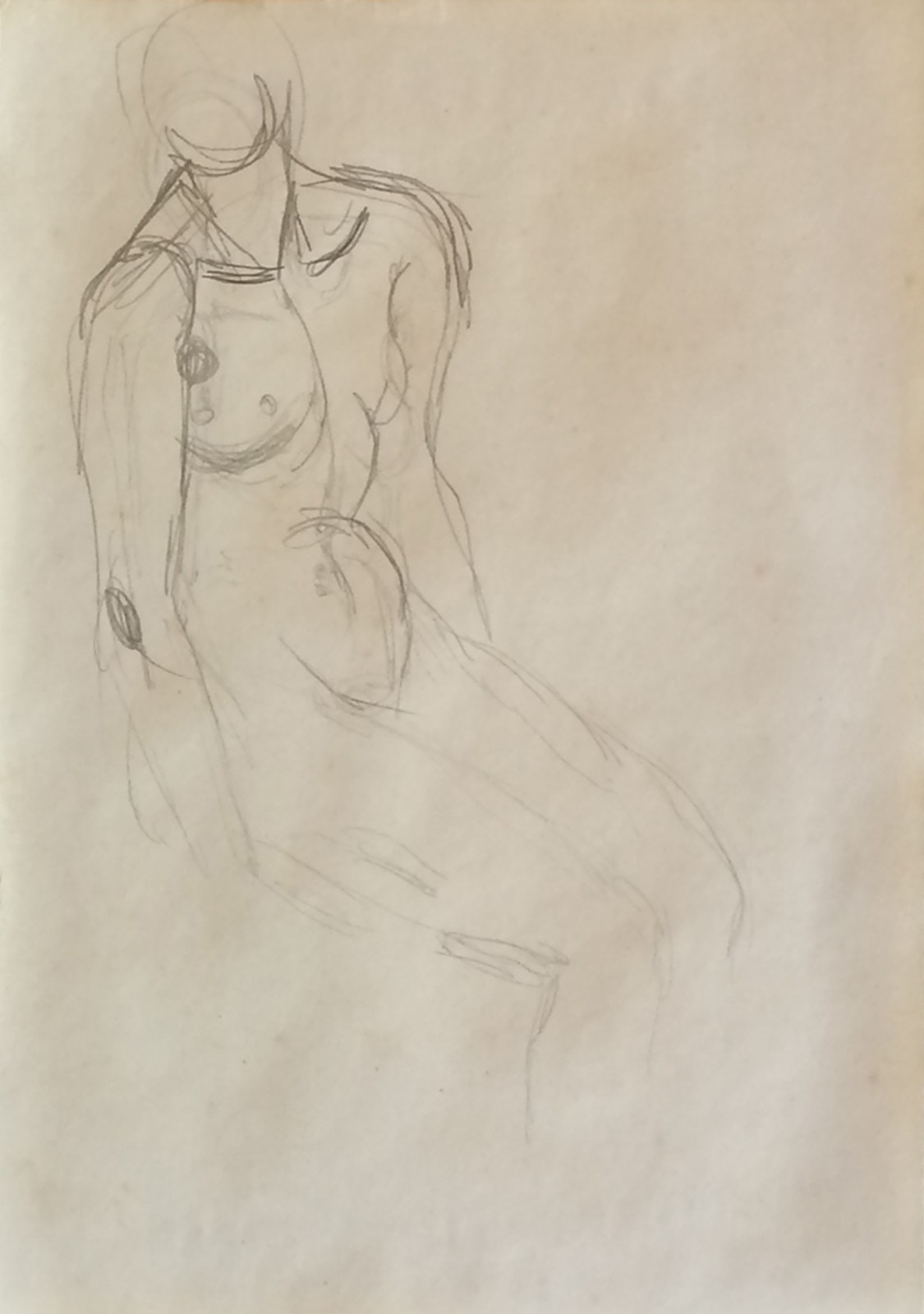 Aldo Bonadei (1906-1974), Nus - foto 2 de 4