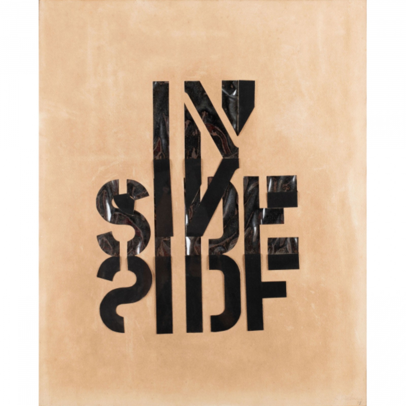 Gerchman, Rubens. Inside. Colagem s/ papel, ass. e dat. 71 inf. dir... - foto 1 de 2