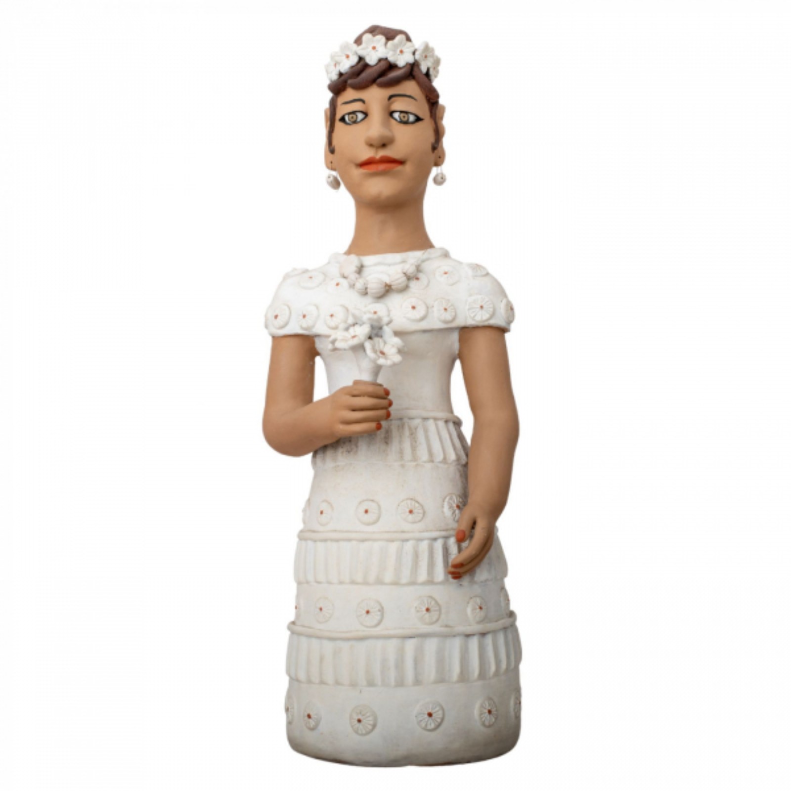 Madalena - Vale do Jequitinhonha – MG. Noiva. Escultura em cerâmica... - foto 1 de 3